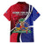 Haiti Strong Family Matching Tank Maxi Dress and Hawaiian Shirt Kenbe Fem Ayiti