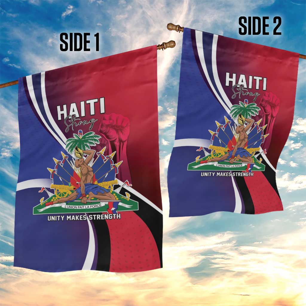 Haiti Strong Garden Flag Kenbe Fem Ayiti