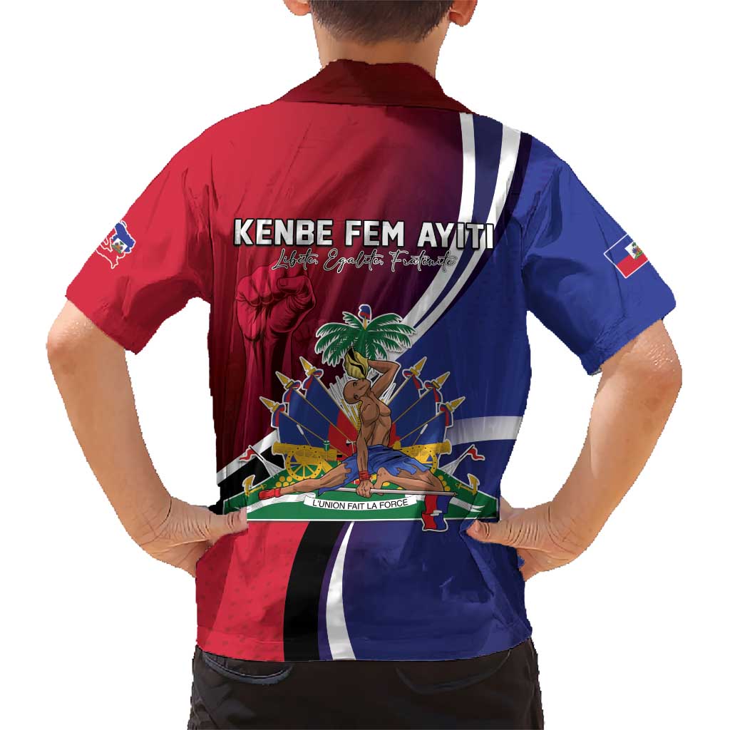 Haiti Strong Hawaiian Shirt Kenbe Fem Ayiti