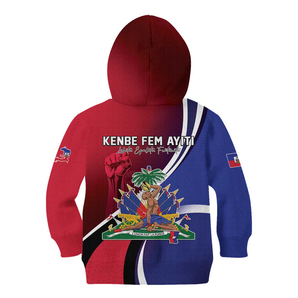 Haiti Strong Kid Hoodie Kenbe Fem Ayiti