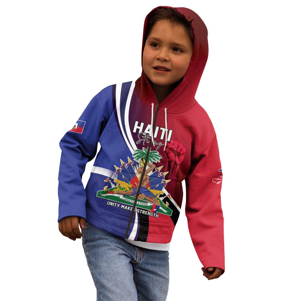 Haiti Strong Kid Hoodie Kenbe Fem Ayiti
