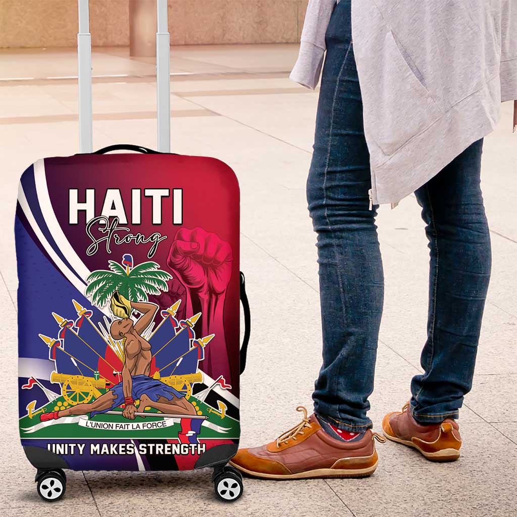 Haiti Strong Luggage Cover Kenbe Fem Ayiti