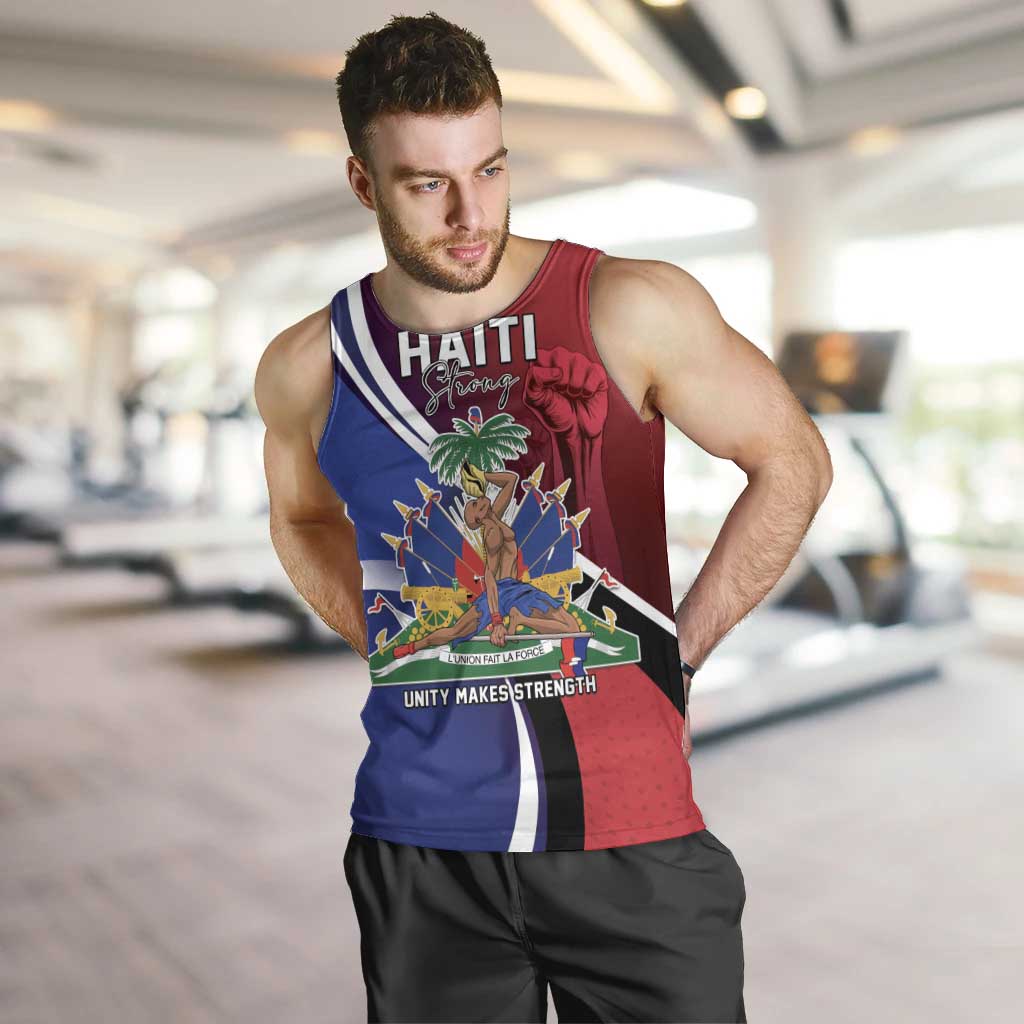 Haiti Strong Men Tank Top Kenbe Fem Ayiti