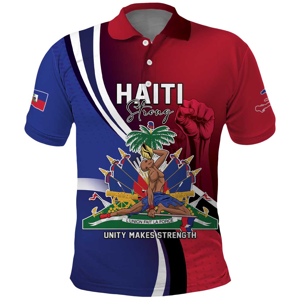 Haiti Strong Polo Shirt Kenbe Fem Ayiti