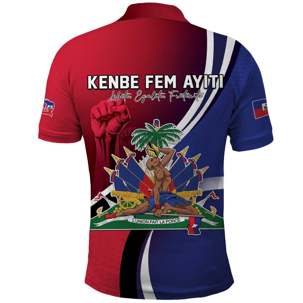 Haiti Strong Polo Shirt Kenbe Fem Ayiti