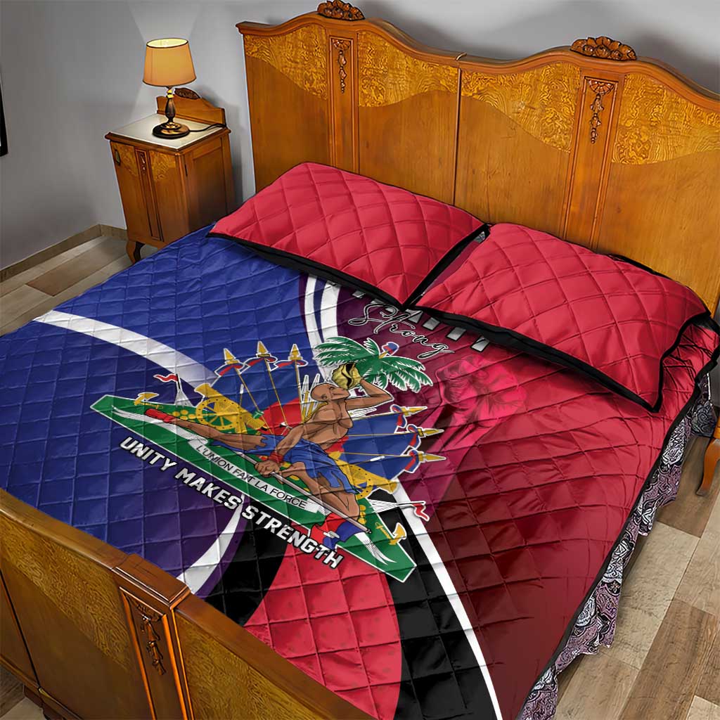 Haiti Strong Quilt Bed Set Kenbe Fem Ayiti