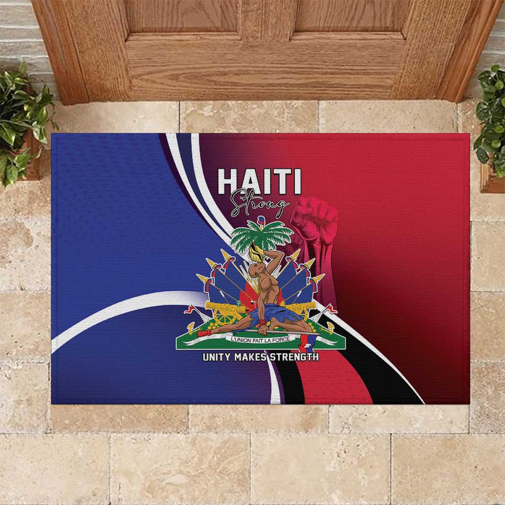 Haiti Strong Rubber Doormat Kenbe Fem Ayiti