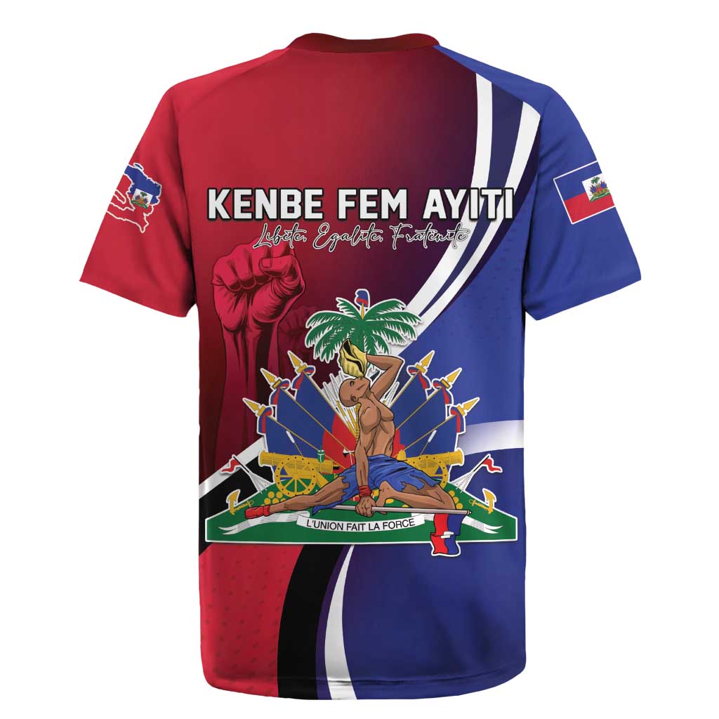 Haiti Strong Rugby Jersey Kenbe Fem Ayiti