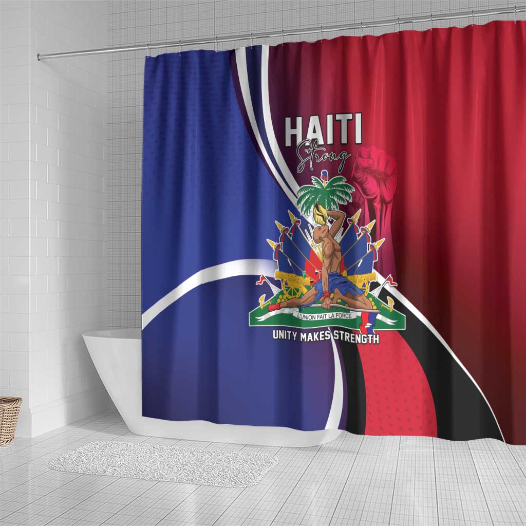Haiti Strong Shower Curtain Kenbe Fem Ayiti