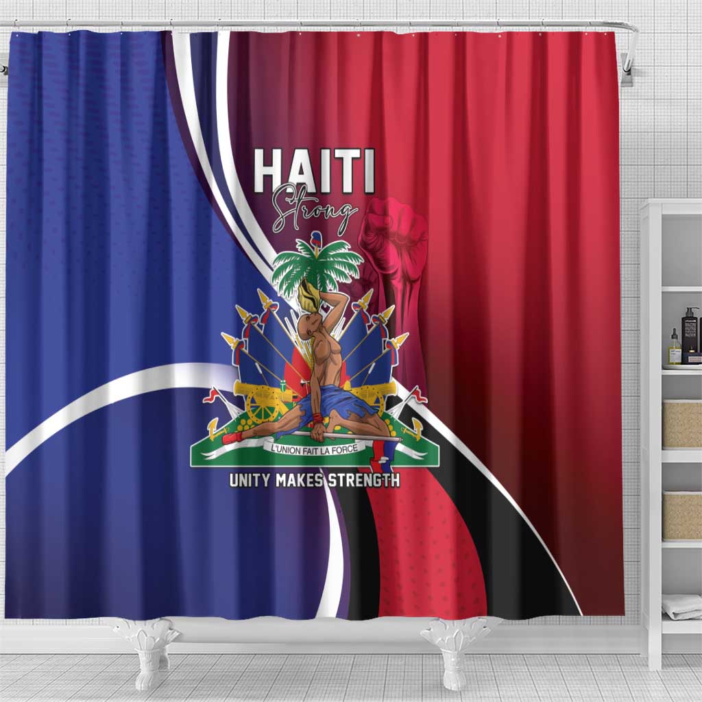 Haiti Strong Shower Curtain Kenbe Fem Ayiti