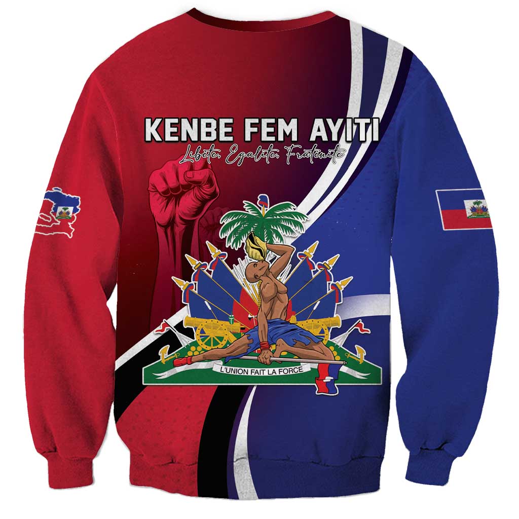 Haiti Strong Sweatshirt Kenbe Fem Ayiti