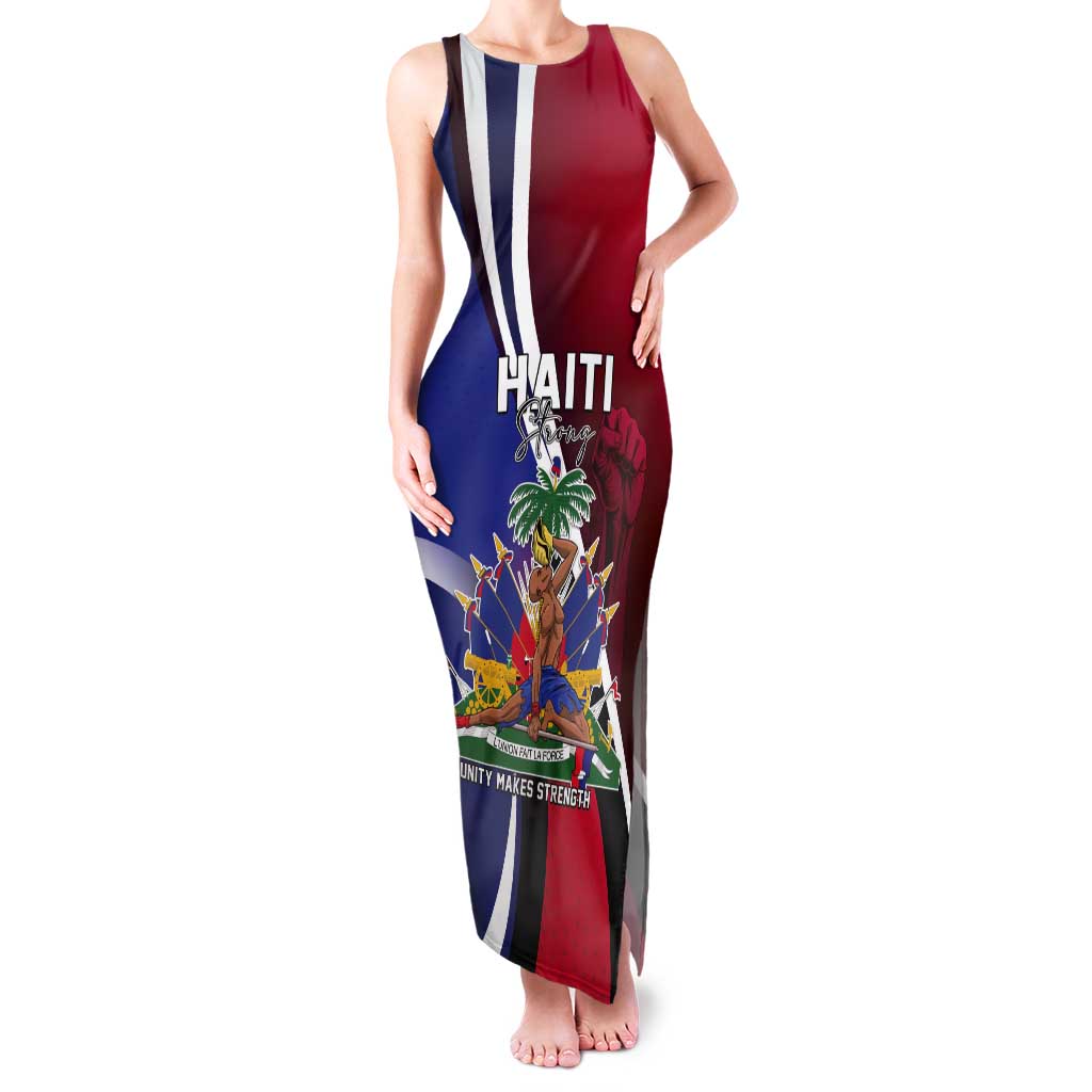Haiti Strong Tank Maxi Dress Kenbe Fem Ayiti