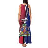Haiti Strong Tank Maxi Dress Kenbe Fem Ayiti