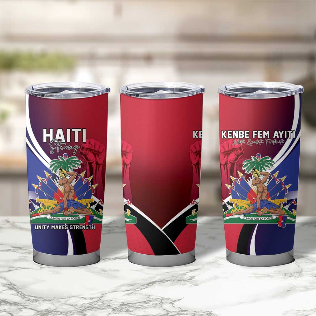 Haiti Strong Tumbler Cup Kenbe Fem Ayiti