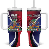 Haiti Strong Tumbler With Handle Kenbe Fem Ayiti