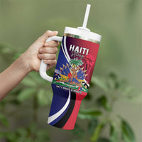 Haiti Strong Tumbler With Handle Kenbe Fem Ayiti