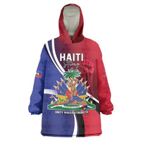 Haiti Strong Wearable Blanket Hoodie Kenbe Fem Ayiti