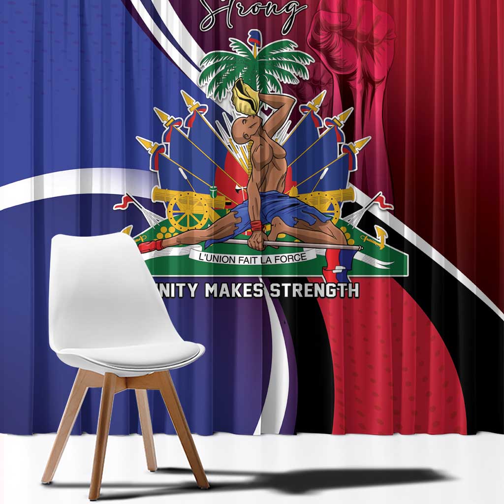 Haiti Strong Window Curtain Kenbe Fem Ayiti