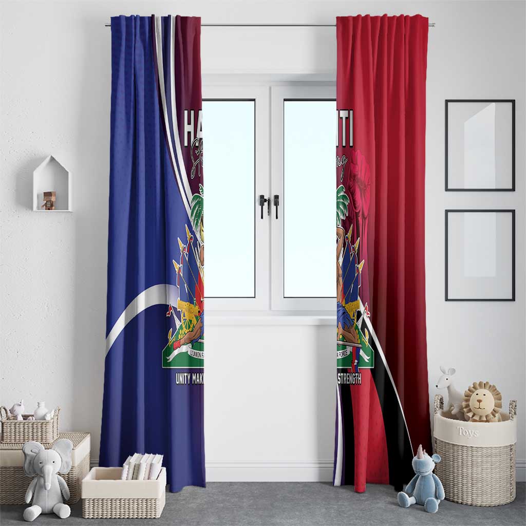Haiti Strong Window Curtain Kenbe Fem Ayiti