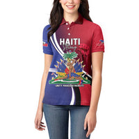 Haiti Strong Women Polo Shirt Kenbe Fem Ayiti