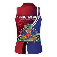 Haiti Strong Women Sleeveless Polo Shirt Kenbe Fem Ayiti
