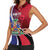 Haiti Strong Women Sleeveless Polo Shirt Kenbe Fem Ayiti