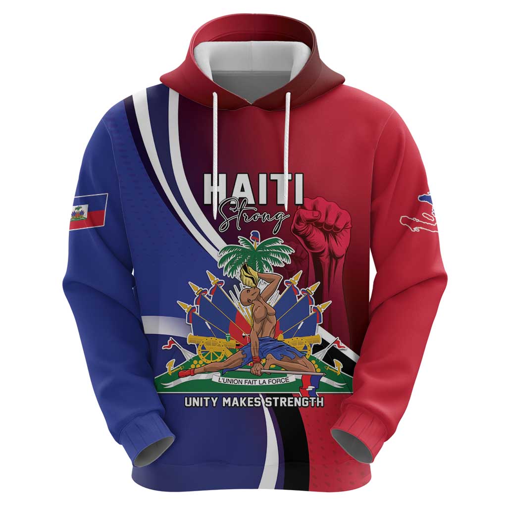 Haiti Strong Zip Hoodie Kenbe Fem Ayiti