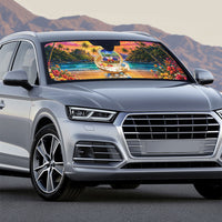 Haiti Auto Sun Shade The Pearl Of The Antilles