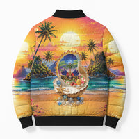Haiti Bomber Puffer Jacket The Pearl Of The Antilles
