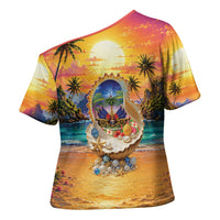 Haiti Cross Shoulder Shirt The Pearl Of The Antilles