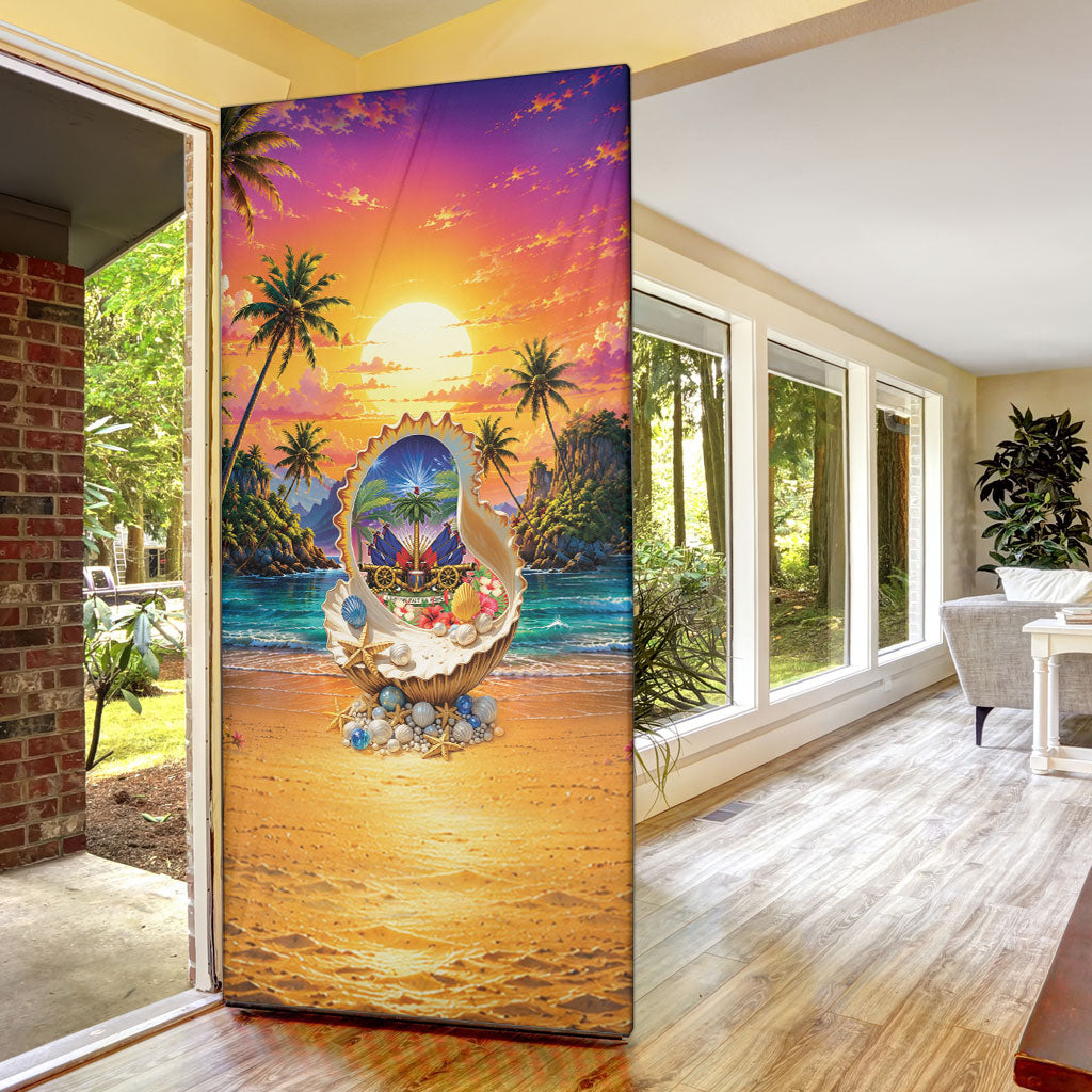 Haiti Door Cover The Pearl Of The Antilles