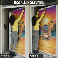 Haiti Door Cover The Pearl Of The Antilles