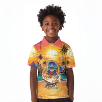 Haiti Kid Polo Shirt The Pearl Of The Antilles