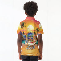 Haiti Kid Polo Shirt The Pearl Of The Antilles