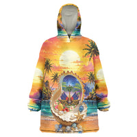 Haiti Kid Wearable Blanket Hoodie The Pearl Of The Antilles