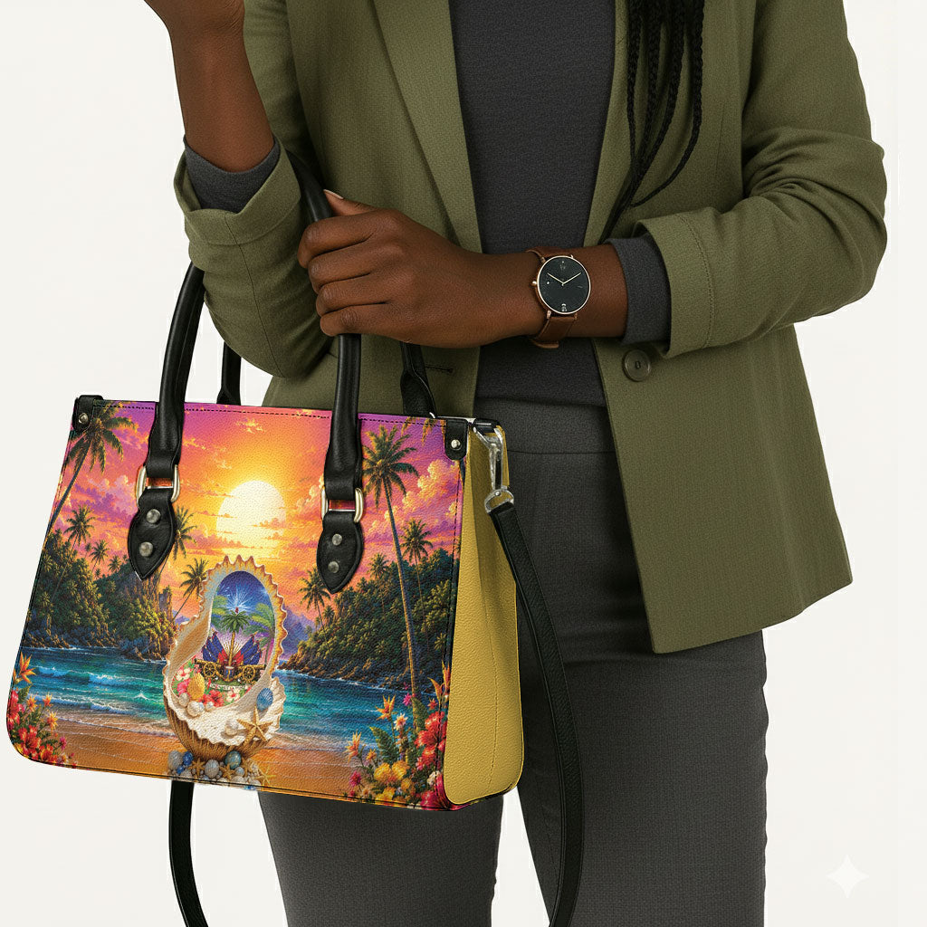 Haiti Leather Bag The Pearl Of The Antilles