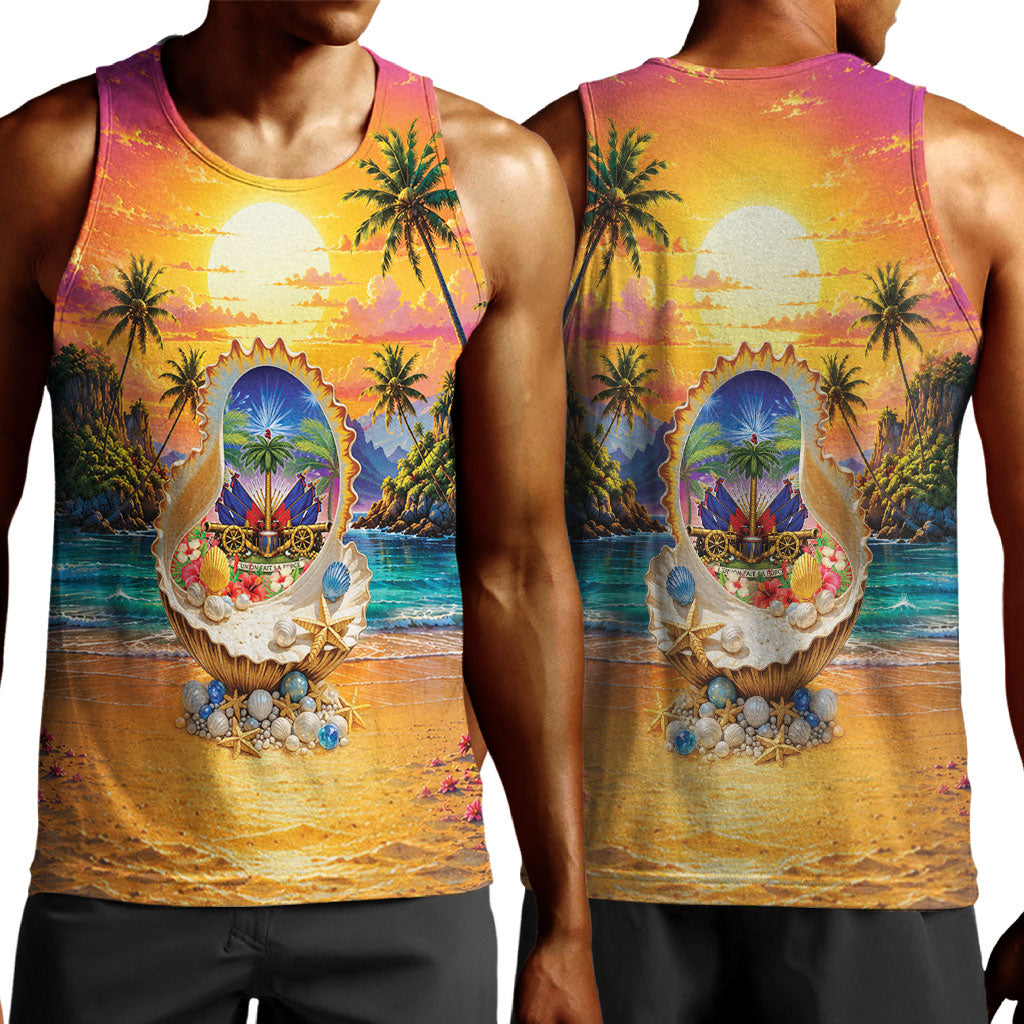 Haiti Men Tank Top The Pearl Of The Antilles
