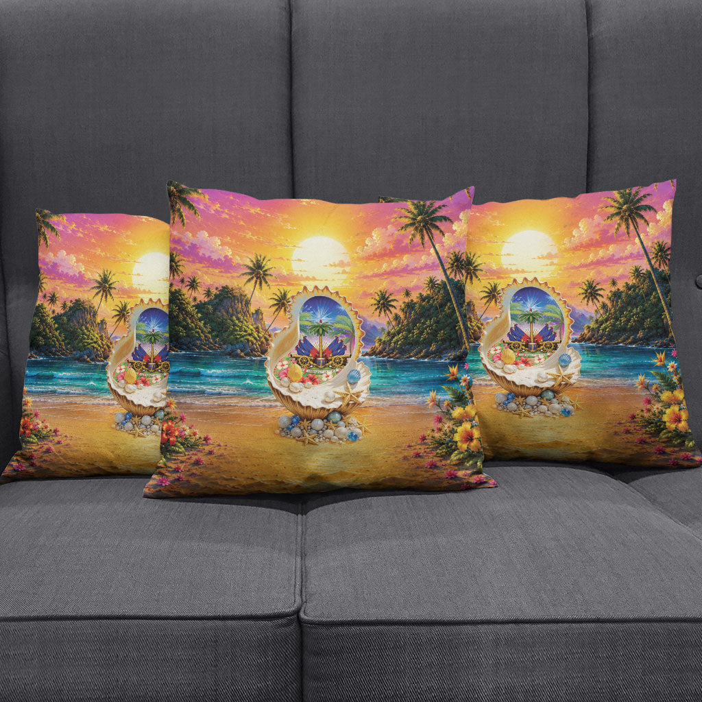 Haiti Pillow Cover The Pearl Of The Antilles