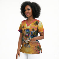 Haiti Scrub Top The Pearl Of The Antilles