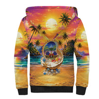 Haiti Sherpa Hoodie The Pearl Of The Antilles