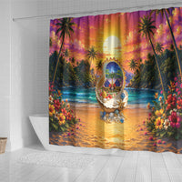 Haiti Shower Curtain The Pearl Of The Antilles