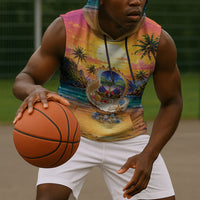 Haiti Sleeveless Hoodie The Pearl Of The Antilles