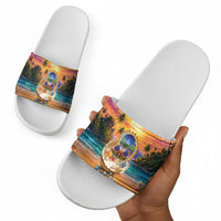Haiti Slide Sandals The Pearl Of The Antilles