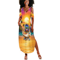 Haiti Summer Maxi Dress The Pearl Of The Antilles