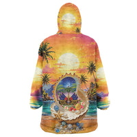 Haiti Wearable Blanket Hoodie The Pearl Of The Antilles