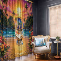 Haiti Window Curtain The Pearl Of The Antilles