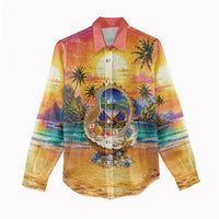 Haiti Women Casual Shirt The Pearl Of The Antilles