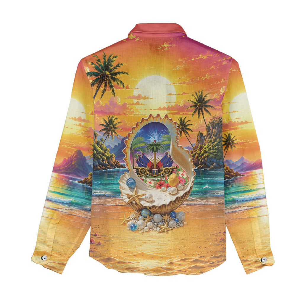 Haiti Women Casual Shirt The Pearl Of The Antilles