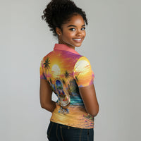 Haiti Women Polo Shirt The Pearl Of The Antilles