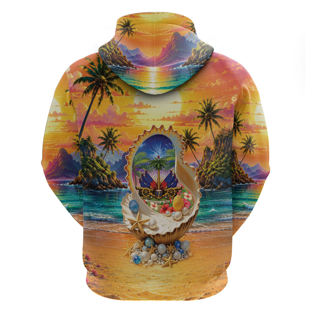 Haiti Zip Hoodie The Pearl Of The Antilles